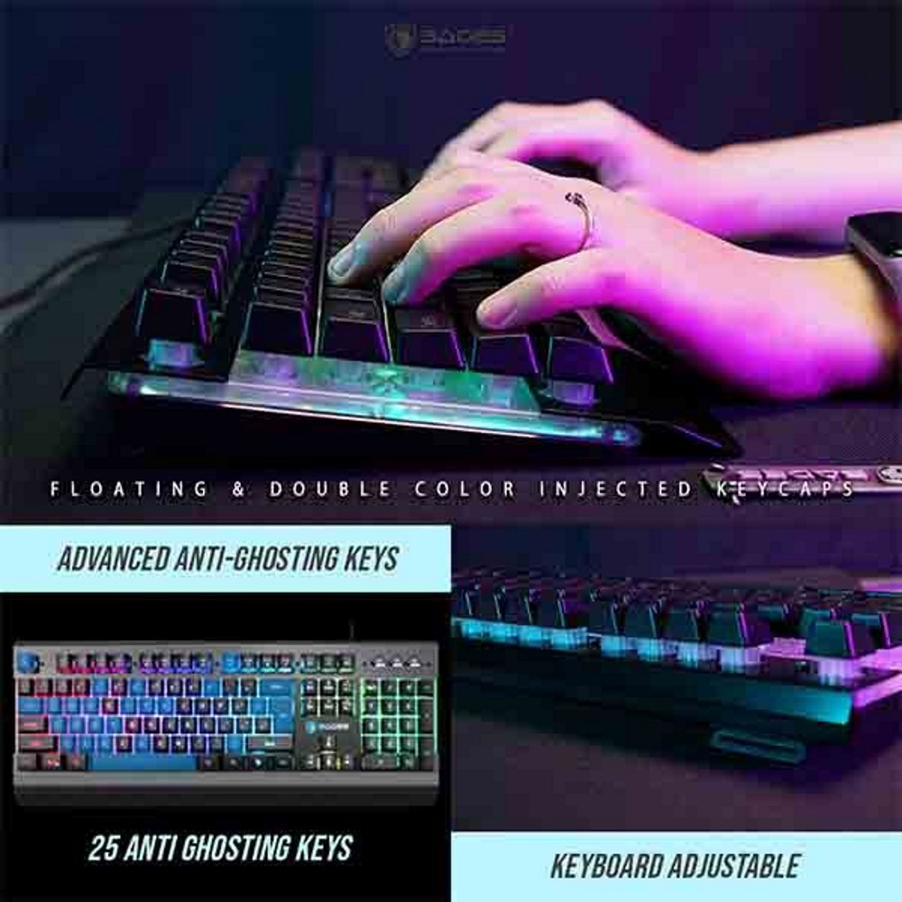 Sades Neo Whistle Membrane Gaming Keyboard Sweetloot