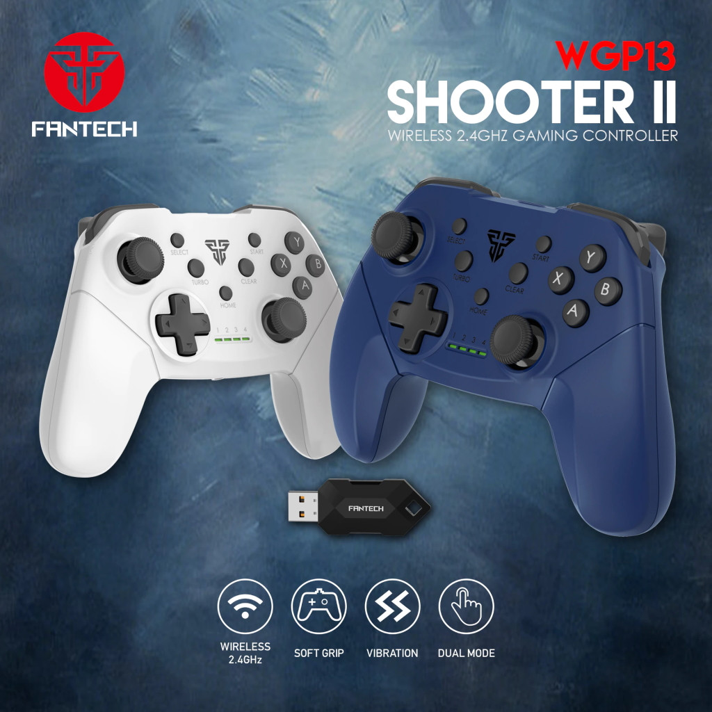 Fantech Shooter II WGP13 2.4Ghz Wireless Gaming Controller - SWEETLOOT