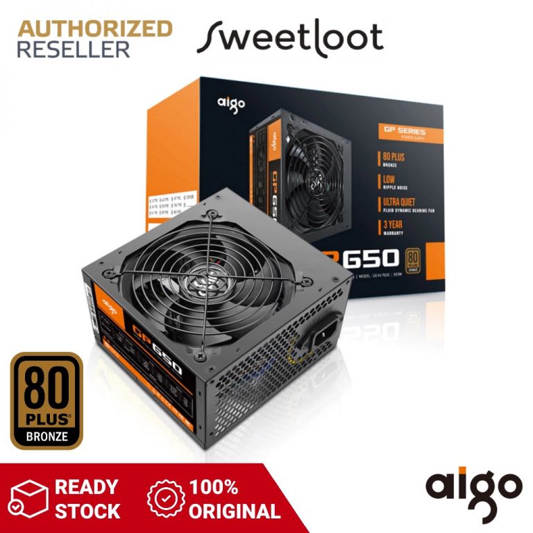 Aigo GP Series GP550 / GP650 80 Plus Bronze PSU 550W / 650W Power ...