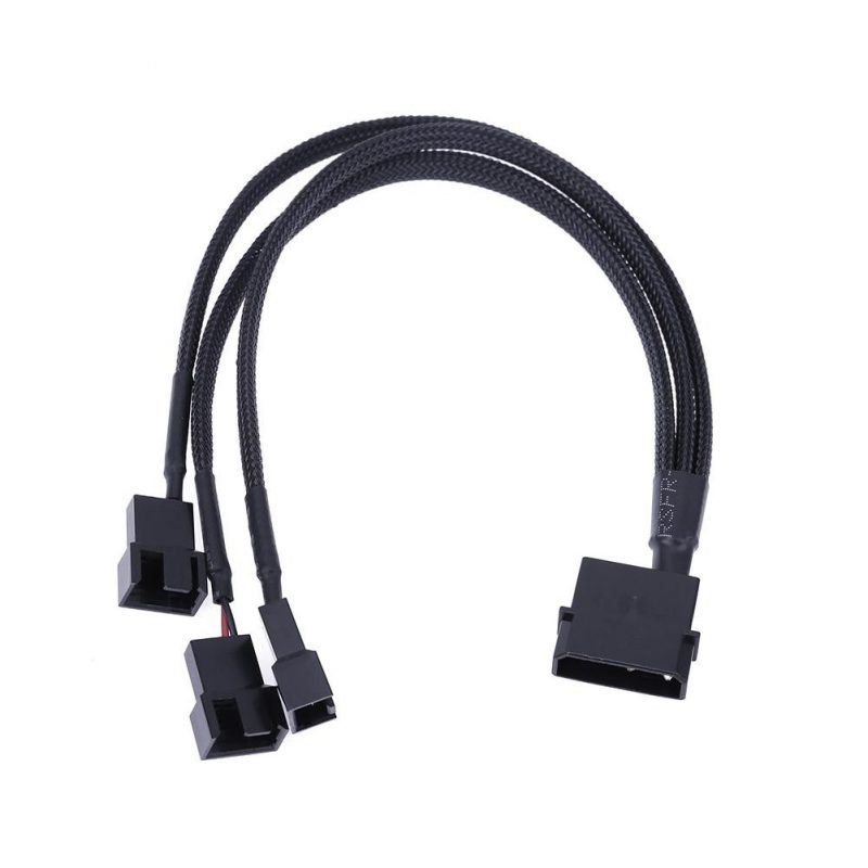 Molex IDE to 3 Way Splitter Cable Adapter Compatible with 3-Pin and 4 ...