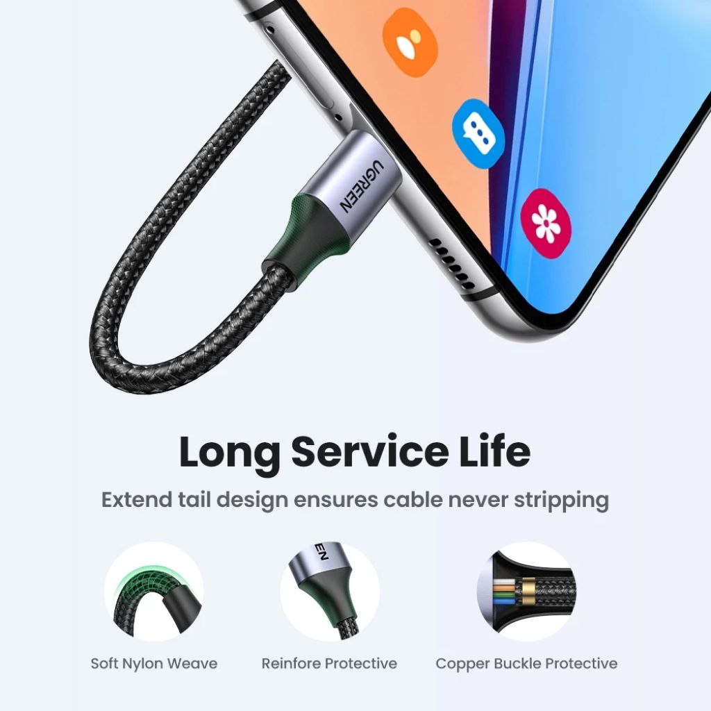 UGREEN USB-A to USB-C Fast Charging Cable - Image 5