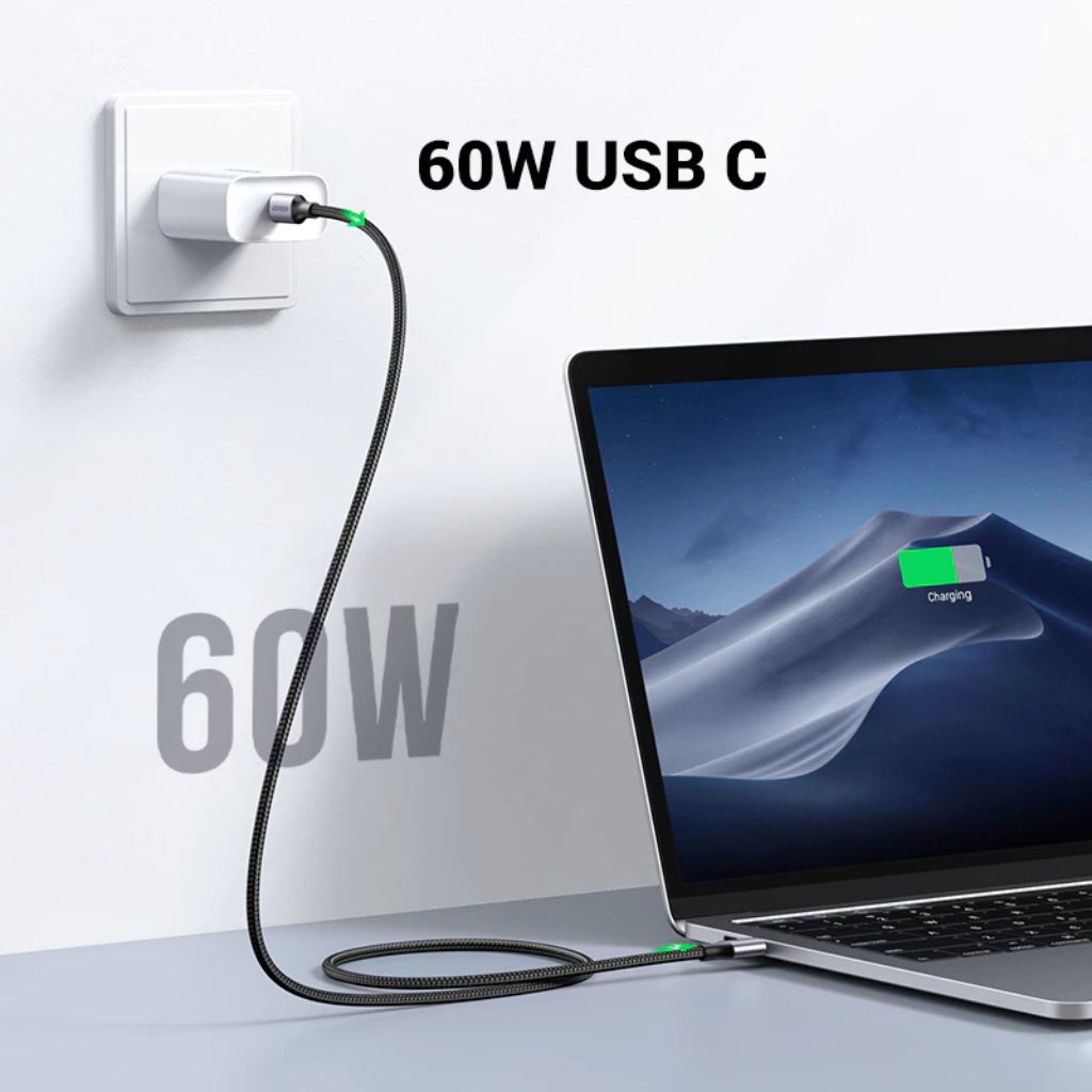 UGREEN USB-C to USB-C 60W PD Fast Charging Cable - Image 2