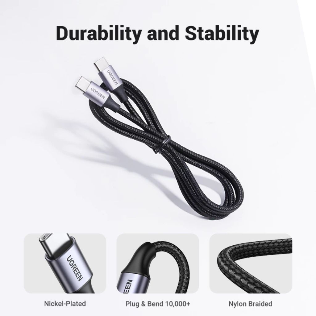 UGREEN USB-C to USB-C 60W PD Fast Charging Cable - Image 5