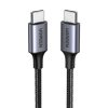UGREEN USB 2.0 C M/M Round Cable Nickel Plating Aluminum Shell PD 60W Fast Charging Cable