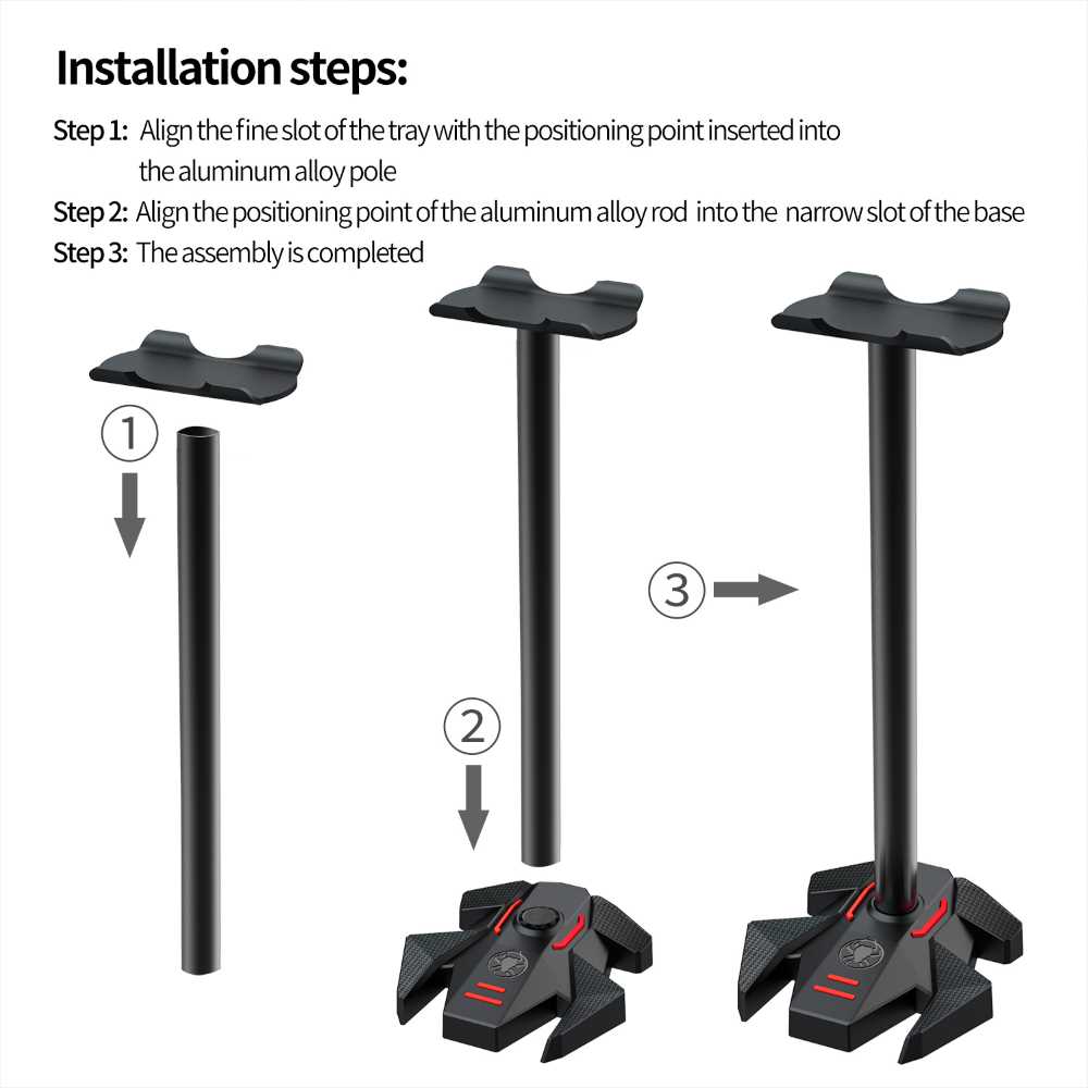 Plextone GP200 Headset Stand - Image 3