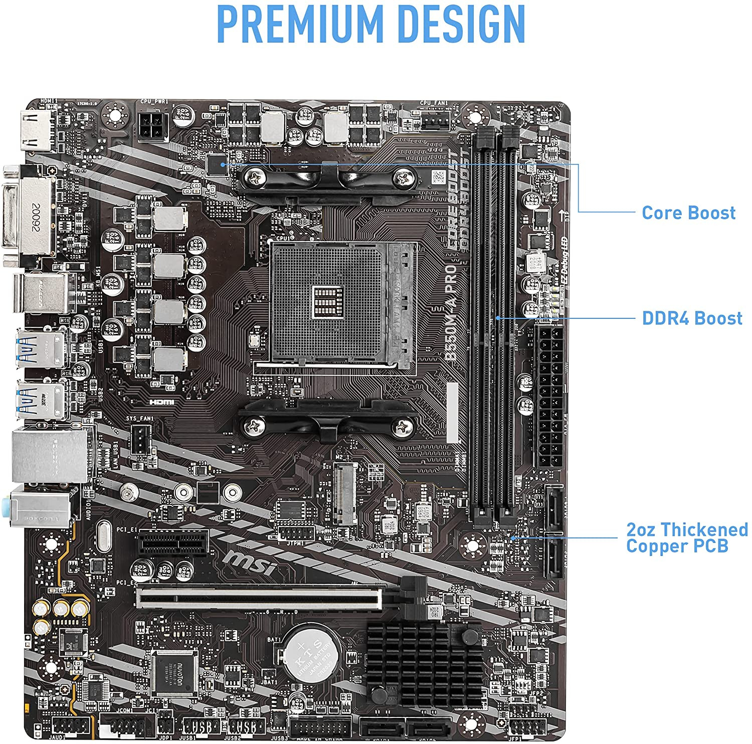 MSI B550M-A PRO Motherboard - SWEETLOOT