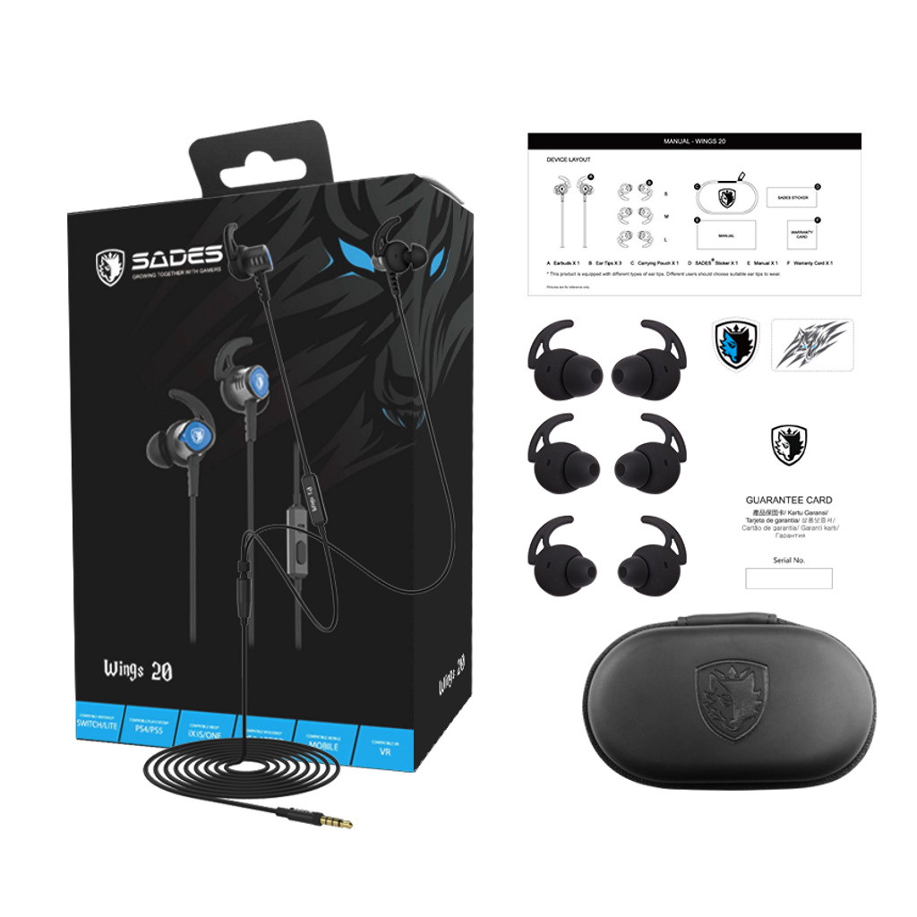 Sades Wings 20 Gaming Earphones SWEETLOOT