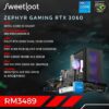 SWEETLOOT Zephyr - Intel 12th gen 12400F RTX 3060 PC Gaming