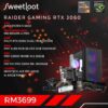 SWEETLOOT Raider - AMD Ryzen 5 5600 RTX 3060 8GB RAM Gaming PC Package