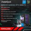SWEETLOOT Zephyr - Intel 12th Gen 12400F RTX 3060 Ti Gaming PC Package