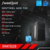 SWEETLOOT Sentinel - Intel 12th Gen Core i3 12100 UHD 730 256GB NVME M.2 SSD PC Package