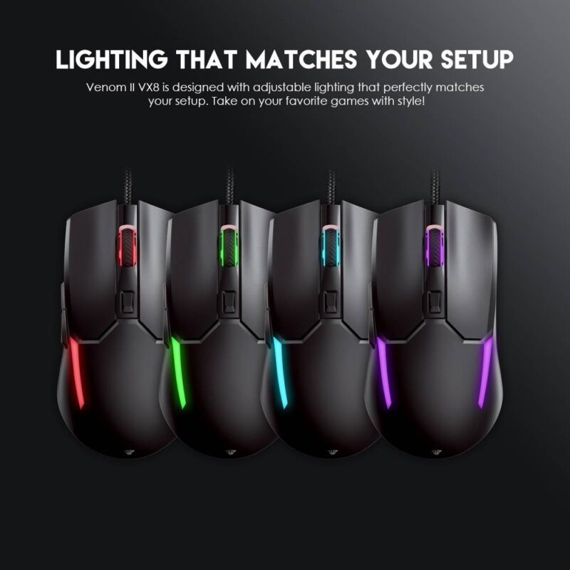 Fantech Venom Ii Vx8 Wired Gaming Mouse - Sweetloot