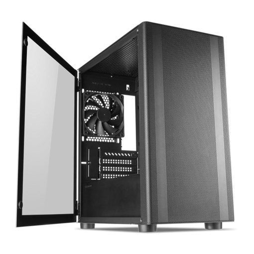 Tecware Flatline TG MATX Case - Black