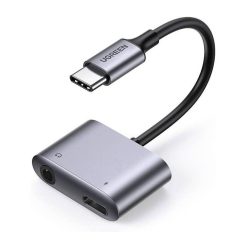 UGREEN USB-C to 3.5mm Audio Adapter with Power Supply