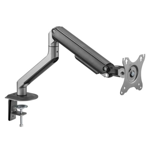 MachDesk MD39 Single Spring-Assisted VESA Monitor Arm - Grey