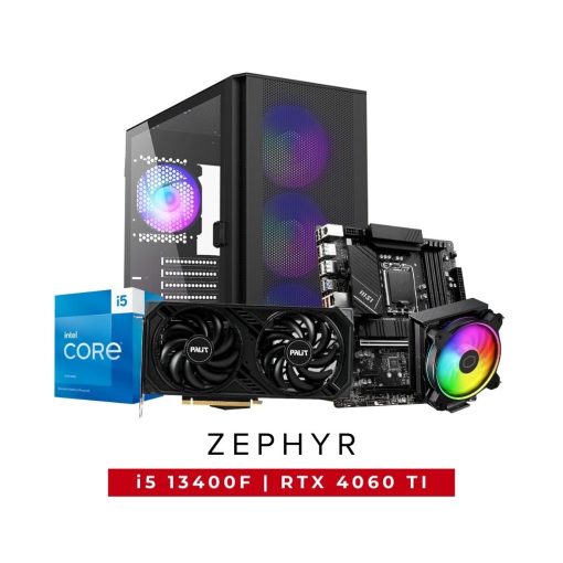 SWEETLOOT ZEPHYR Intel Core i5 13400F RTX 4060 TI Gaming PC Package