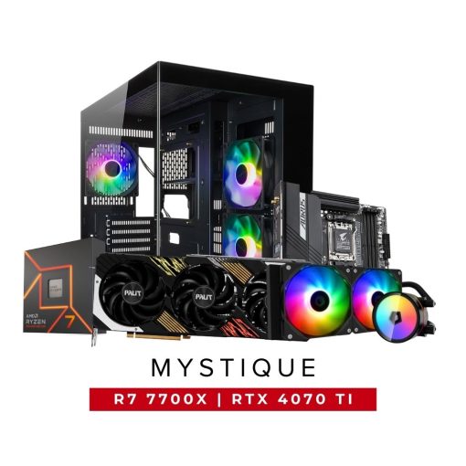 SWEETLOOT MYSTIQUE AMD Ryzen 7 7700X RTX 4070 TI Gaming PC Package