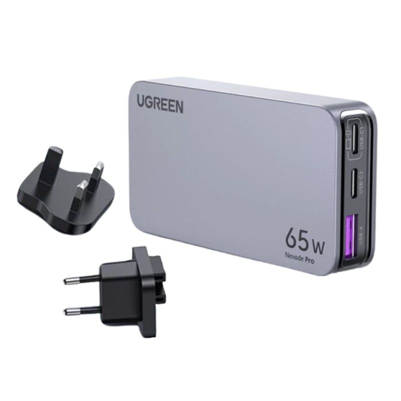 UGREEN Nexode Pro 65W Travel 3-Port GaN Ultra-Slim Fast Charger - SWEETLOOT