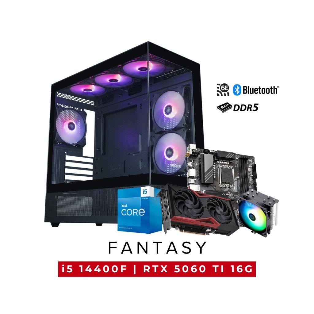 SweetLoot Fantasy 14400F 5060 Ti 16G PC Package