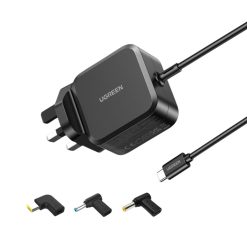 UGREEN 67W PD USB-C Power Adapter with 3 DC Connectors