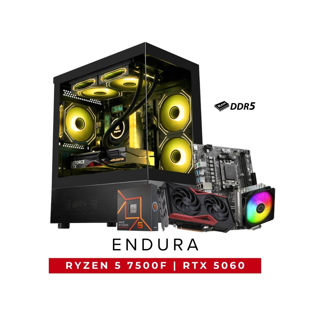 SweetLoot Endura AMD Ryzen 5 7500F RTX 5060 PC Package