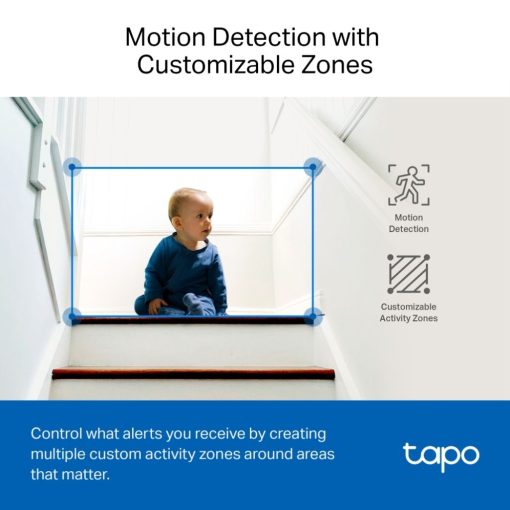 TP-Link Tapo C220 2K 4MP QHD Pan/Tilt AI Home Security Wi-Fi Camera - Image 6