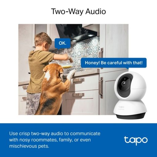 TP-Link Tapo C220 2K 4MP QHD Pan/Tilt AI Home Security Wi-Fi Camera - Image 7