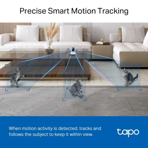 TP-Link Tapo C220 2K 4MP QHD Pan/Tilt AI Home Security Wi-Fi Camera - Image 8