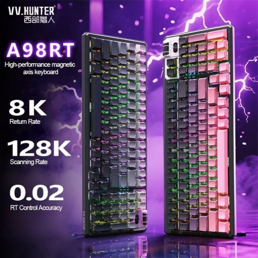 VV Hunter A98RT Magnetic Switch Mechanical Gaming Keyboard - High-performance magnetic axis keyboard
