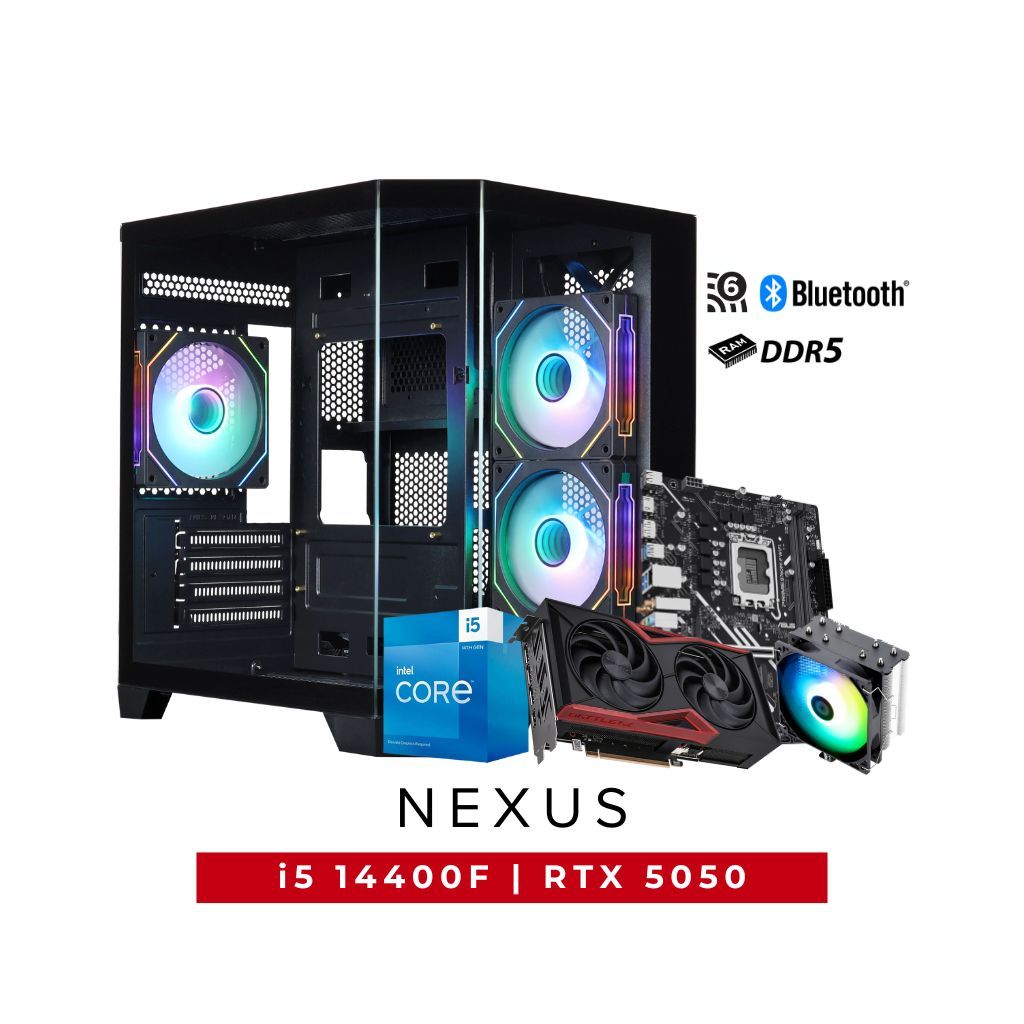 SweetLoot Allure Intel Core i5-14400F RTX 5050 PC Gaming Package