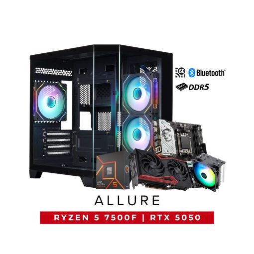 SweetLoot Allure AMD Ryzen 5 7500F RTX 5050 PC Gaming Package