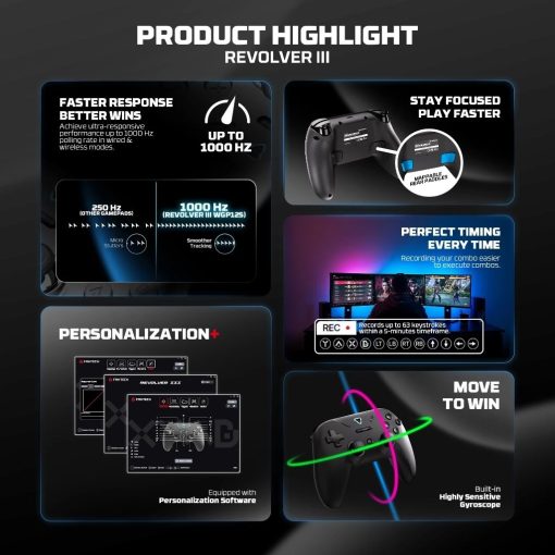 Fantech WGP12S Revolver III Wireless Multi-Platform Gamepad - Image 2