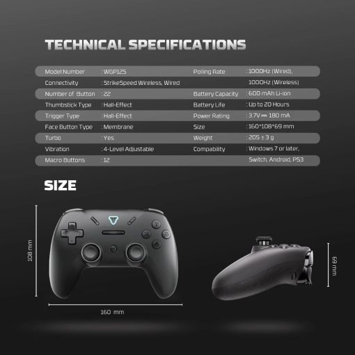 Fantech WGP12S Revolver III Wireless Multi-Platform Gamepad - Image 7