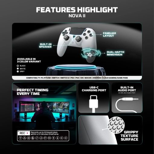 Fantech WGP16 Nova II Wireless Multi-Platform Gamepad - Image 4