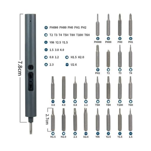 GLINK 28-IN-1 Precision Electric Screwdriver Set - Image 5