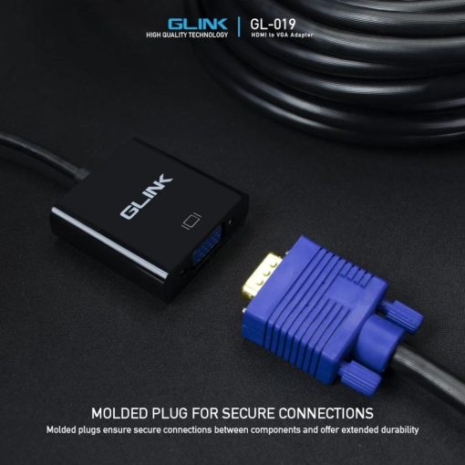 GLINK CB305BK HDMI to VGA Adapter - Image 3
