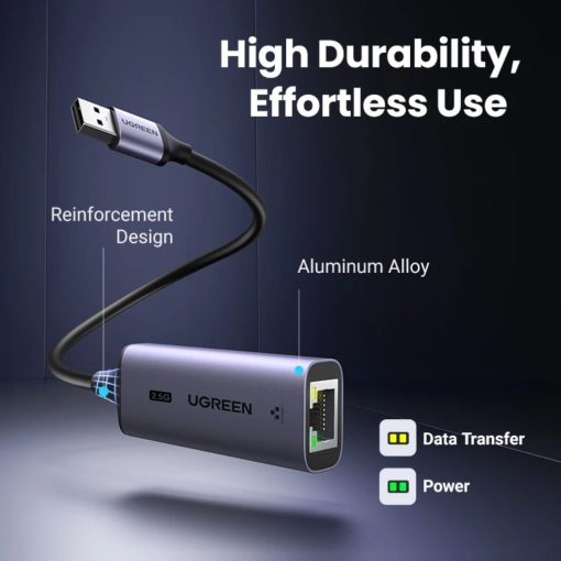 UGREEN USB-A to RJ45 2.5G Ethernet Adapter - Image 4