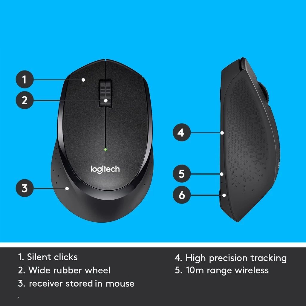 Logitech M331 Silent Plus Wireless Mouse - Image 5