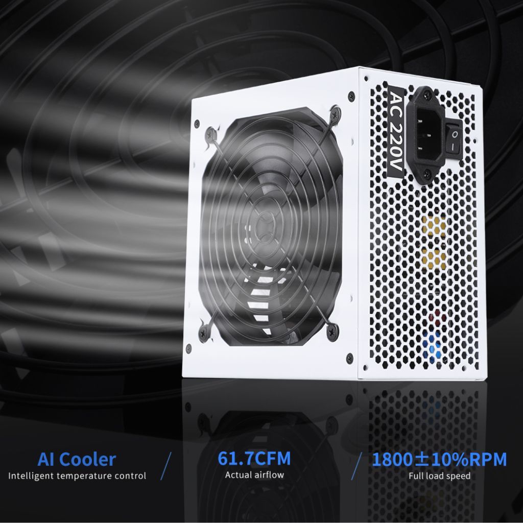 Segotep AN550W 550W 80 PLUS White Non-Modular ATX PSU - Image 5