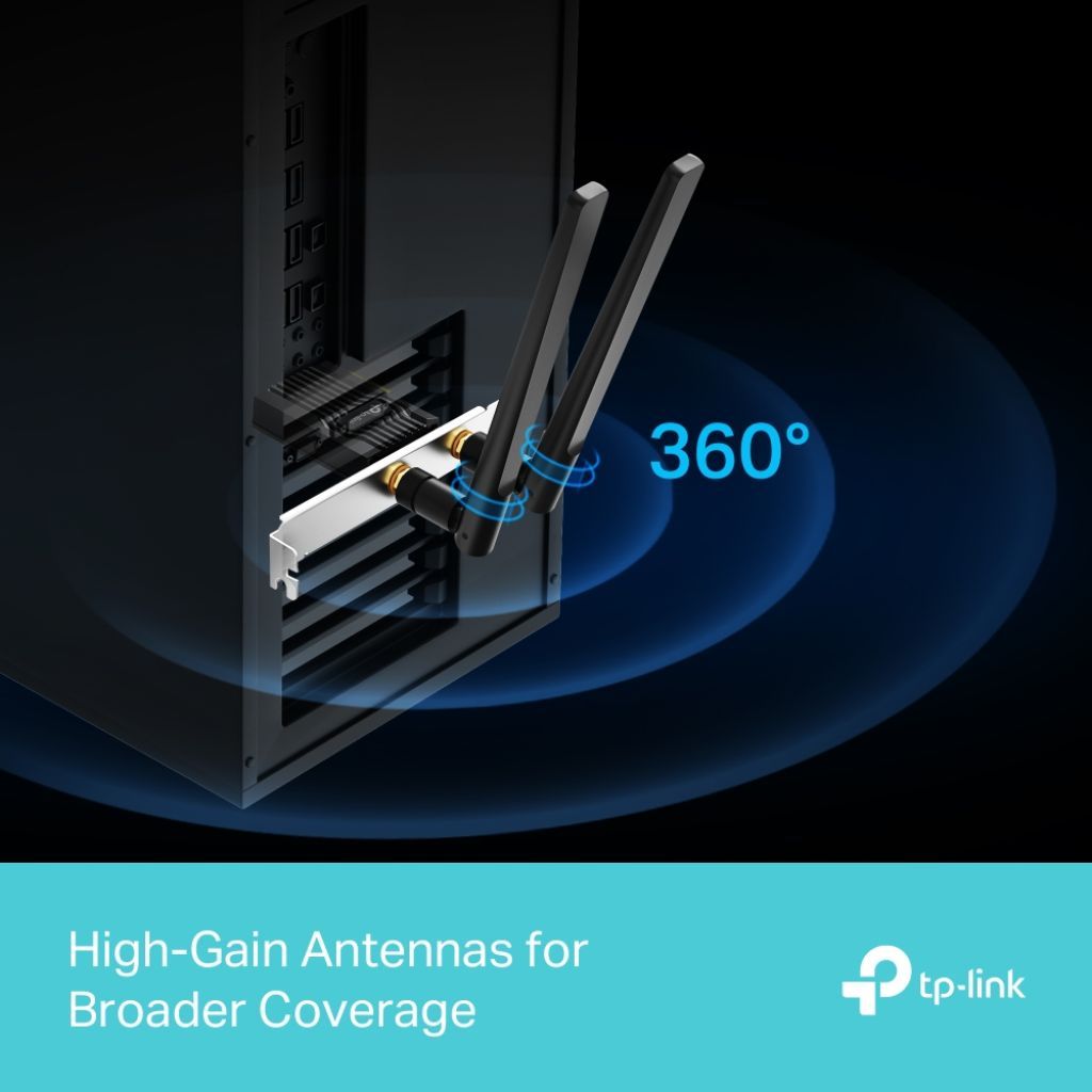 TP-Link Archer TX55E AX3000 Wi-Fi 6 Bluetooth 5.3 PCIe Adapter - Image 5