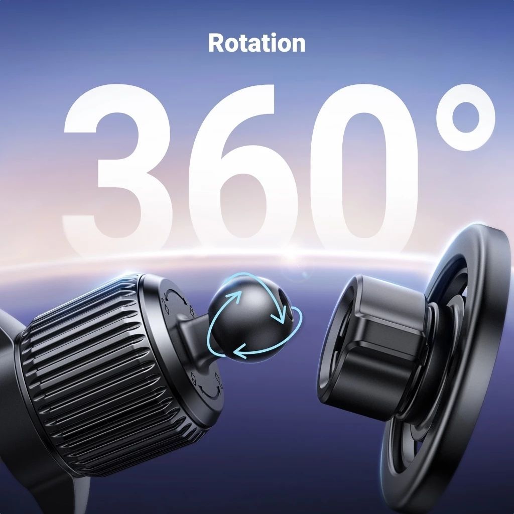 UGREEN 2-in-1 Air Vent Dashboard Magsafe Car Phone Mount - Image 8