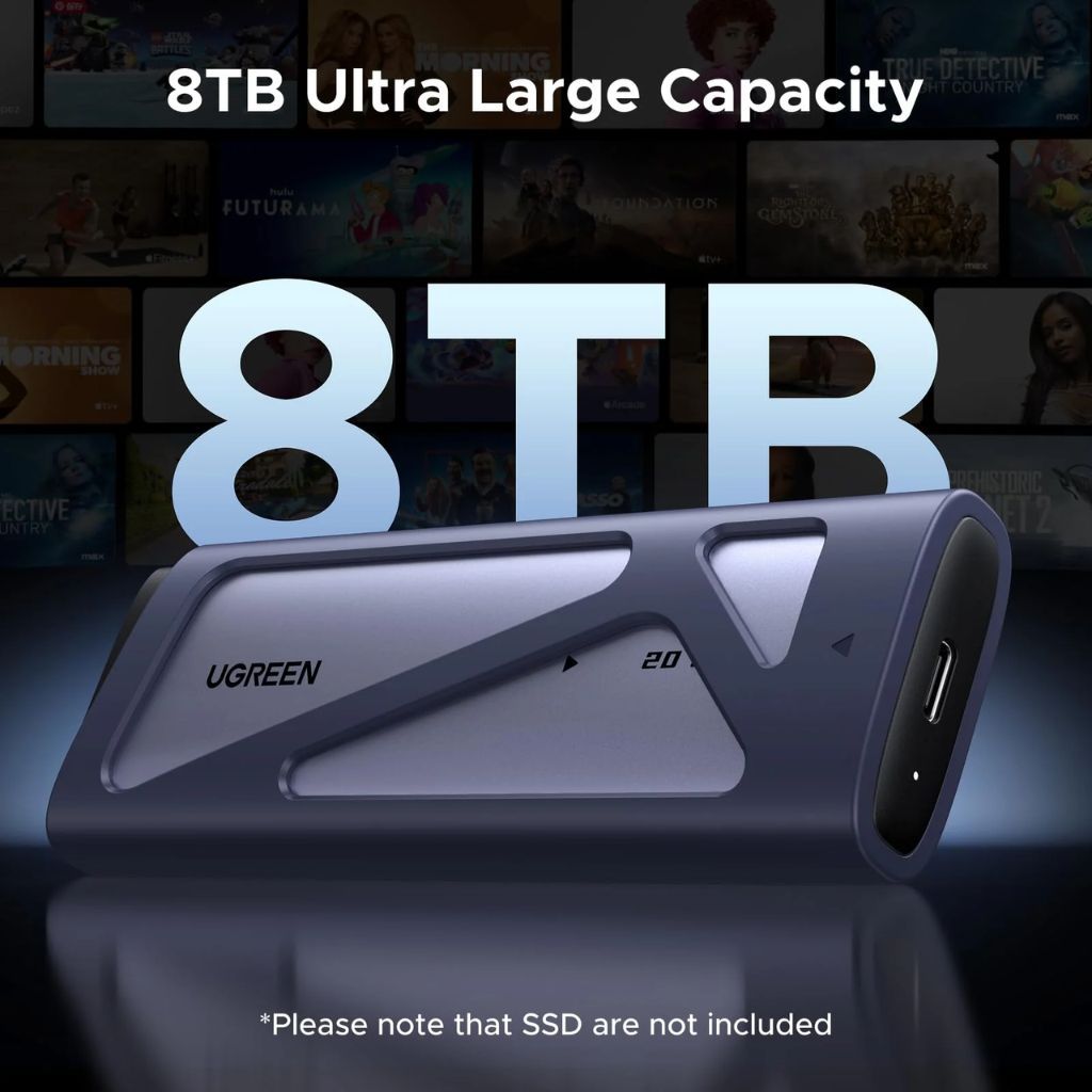 UGREEN M.2 NVMe/SATA SSD Enclosure 20Gbps - Image 4