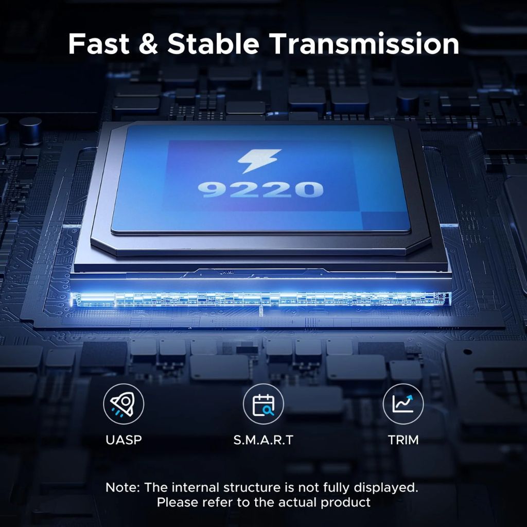 UGREEN M.2 NVMe/SATA SSD Enclosure 20Gbps - Image 6