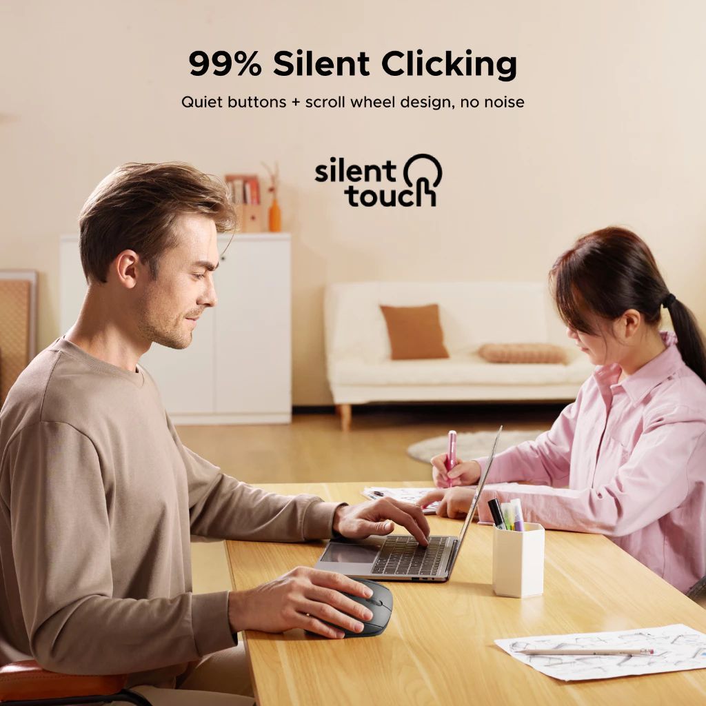 UGREEN Multi-Mode Wireless Vertical Mouse - Image 6