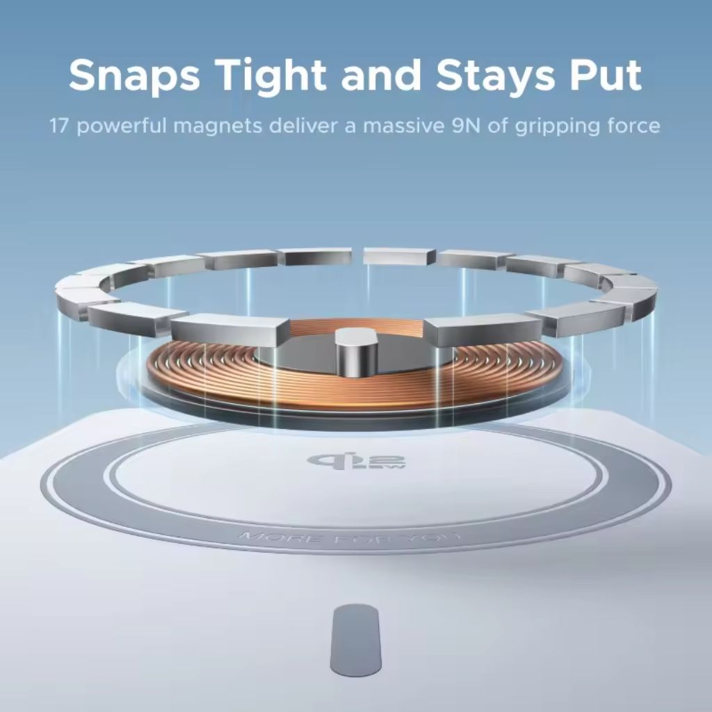 UGREEN MagFlow 10000mAh Qi2.2 25W Magnetic Wireless Power Bank - Image 4