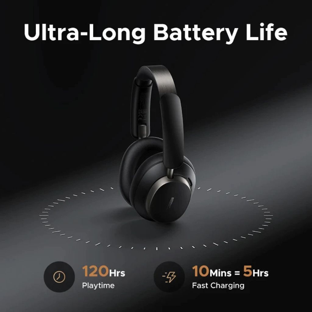 UGREEN Studio Pro HiTune Max6 Hybrid Active Noise-Cancelling Wireless Headphones - Image 5