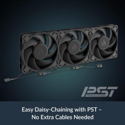 Arctic P12 Pro PST - Easy Daisy Chaining with PST - No Extra Cables Needed