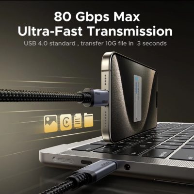 UGREEN USB-C Gen 4 80Gbps Cable