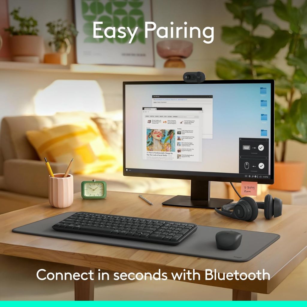 Logitech MK250 Bluetooth Wireless Keyboard & Mouse Combo - Image 2