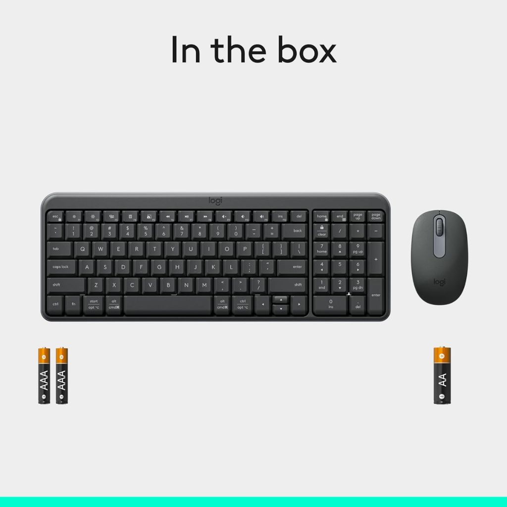 Logitech MK250 Bluetooth Wireless Keyboard & Mouse Combo - Image 9